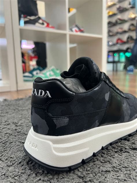 prada runners grey|Prada designer sneakers uk.